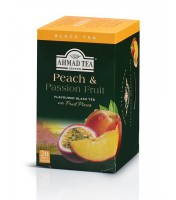 Thé Ahmad pêche et fruit de la passion 20 sachets x1.4g 