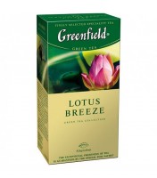 Thé vert Lotus Breeze 25 x1.5g Greenfield