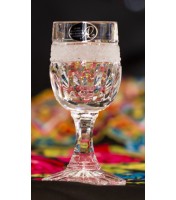 Cristal de Bohème 6 verres à vodka (mat) 9cm