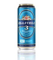 Bière Blonde "Baltika N°3" 4.8% 1L