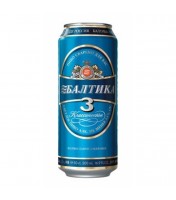 Bière Blonde "Baltika N°3" 4.8% 0.5L