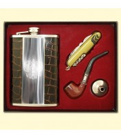 Set flasque et pipe Russie