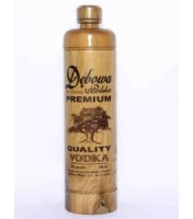Vodka DEBOWA, bouteille de collection en bois 70cl 40%