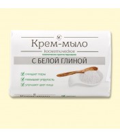 Savon "Крем-мыло с белой глиной" 90g