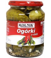 Rolnik ogórki z chili 650g