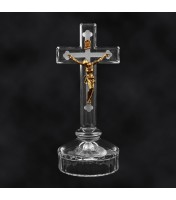 Cristal de Bohème Croix 18cm