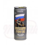 Boisson Energetique melon  RUSSIAN POWER 25cl gazeuse