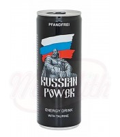 Contenant de caféine des boissons gazeuses avec 50% lactosérum "Russian Power"