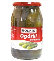 PL Cornichons "Rolnik" Kwaszone salés 900g